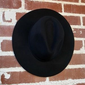 J. Crew | Classic Black Wool Fedora